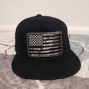 Flag Bullets Snap Back Trucker Hat Open To Offers